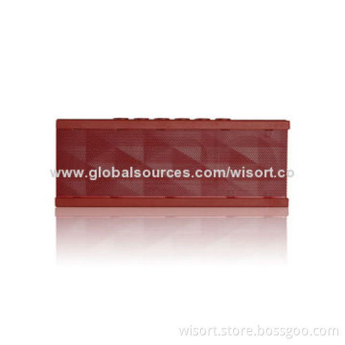 2014 most popular Bluetooth stereo speaker with 1,000mAh recharger battery